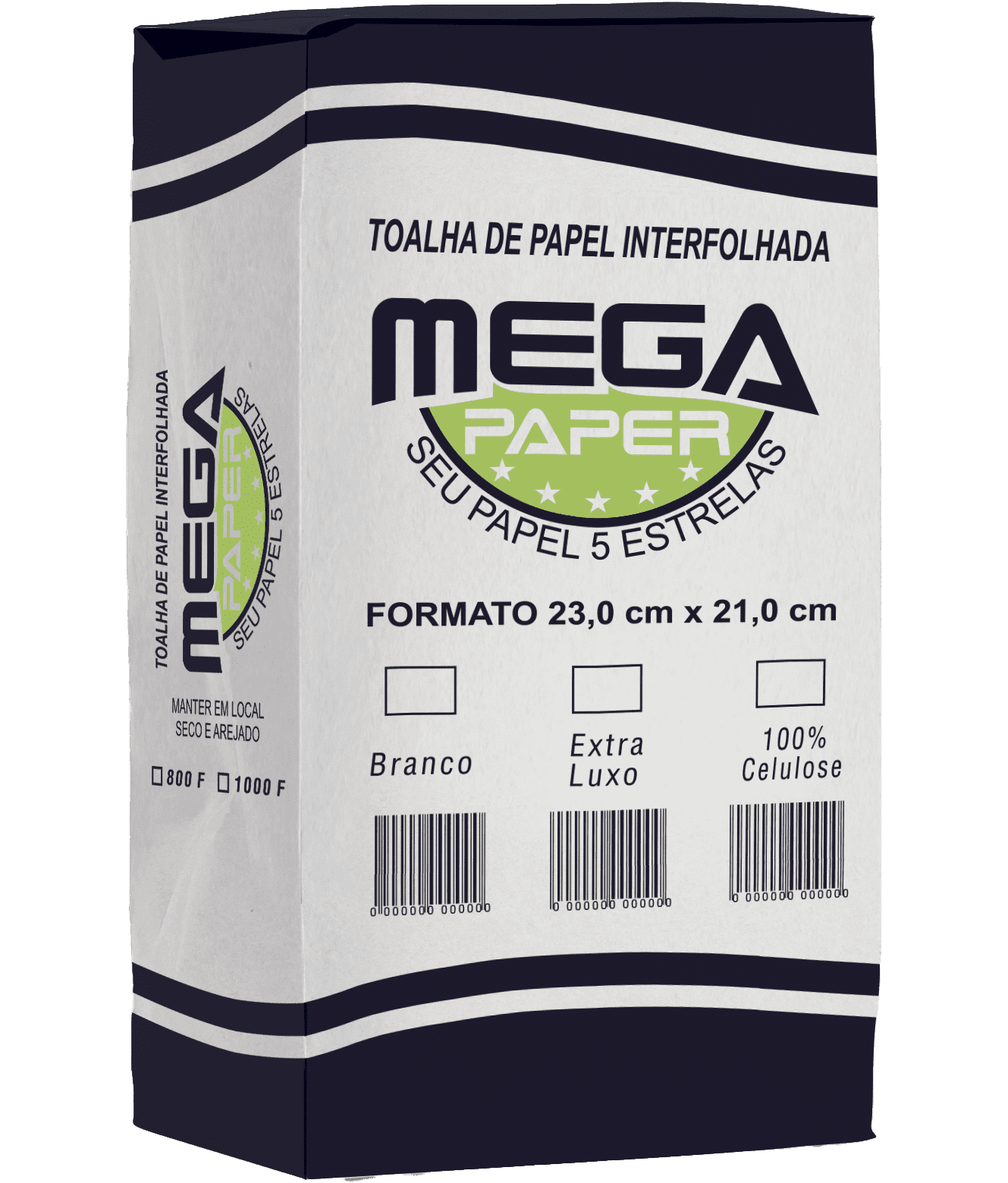 Papel Toalha Interfolhado Megapaper Extra Luxo 23x21